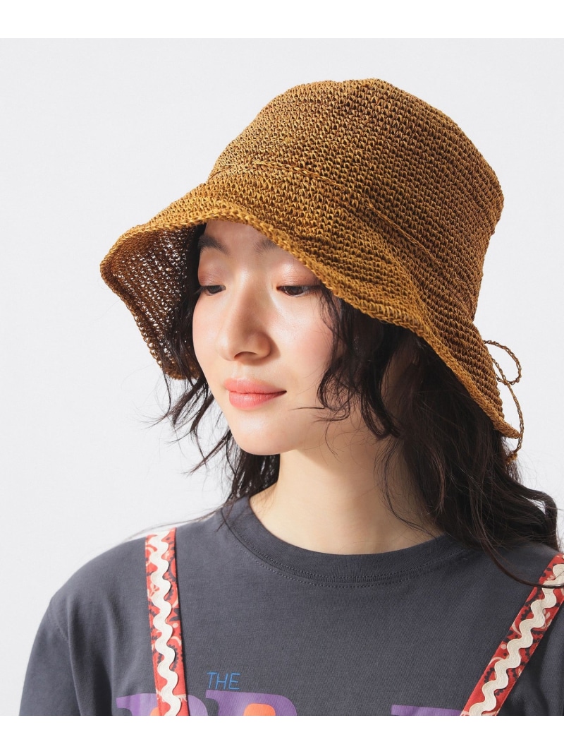 アバカ クロッシェ ハット BEAMS BOY ビームス ウイメン 帽子 その他の帽子 ベージュ【送料無料】[ Fashion]
