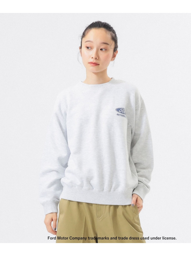 【SALE／30%OFF】【4/2値下げ】【別注】GOOD ROCK SPEED / Ford スウェット 26SS BEAMS BOY ビームス ウイメン トップス スウェット・トレーナー ネイビー【RBA_E】【送料無料】[ Fashion]