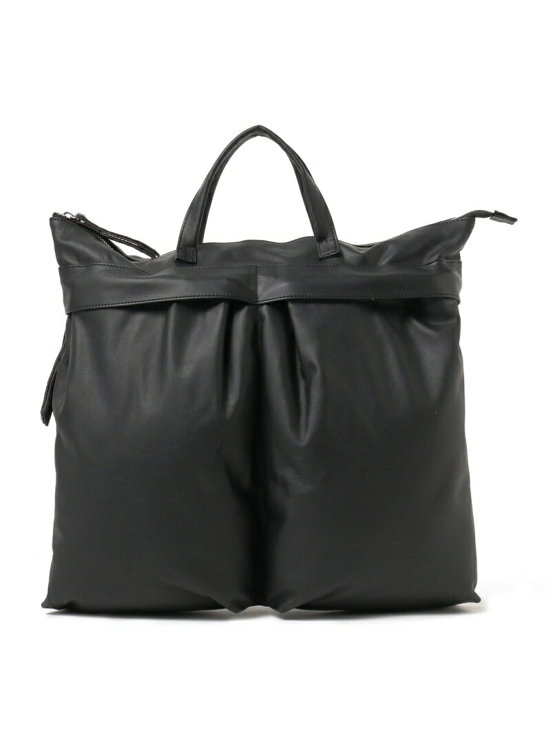 【楽天市場】SLOW * BEAMS / 別注 Helmet Bag Black 大 BEAMS MEN ビームス メン バッグ リュック ...