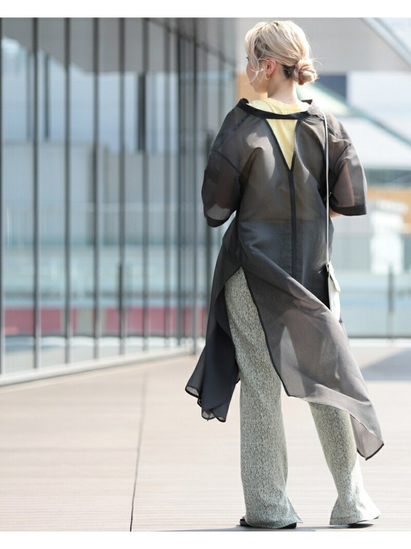 Beams1b1s Tmsale0601 0608srpdi ロングワンピース マキシワンピース Beams Onepiece 0523rsmi 0615bdmtbd Beams All 0501nascwpop シャツ Beams ビームス Ray Beams Ray Beams Onp 0524 Wo オーガンジー シャツ