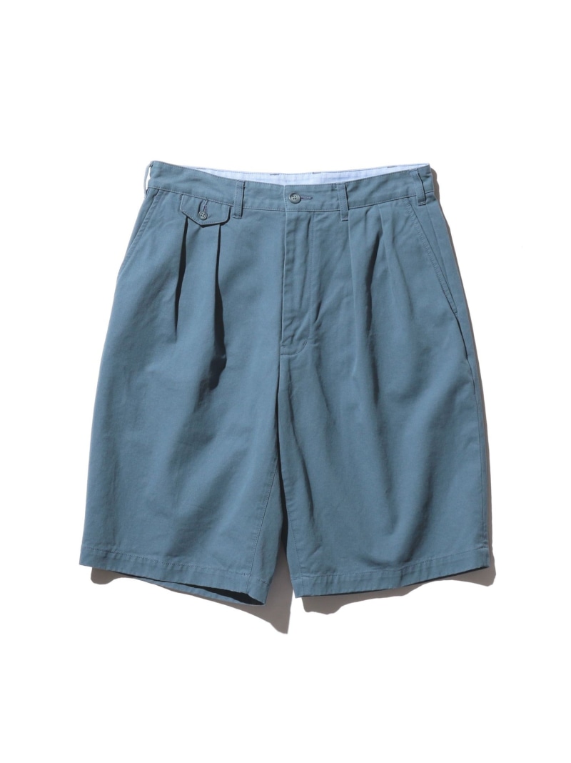 2 Pleats Shorts Twill Bio Washed BEAMS PLUS ビームス メン パンツ その他のパンツ【送料無料】[ Fashion]
