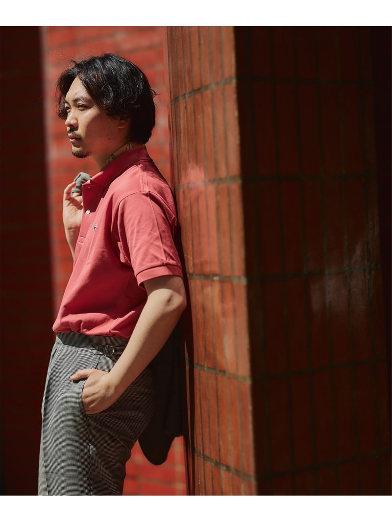 LACOSTE / L1212 ポロシャツ BEAMS F ビームス メン トップス ポロシャツ パープル レッド【送料無料】[ Fashion]