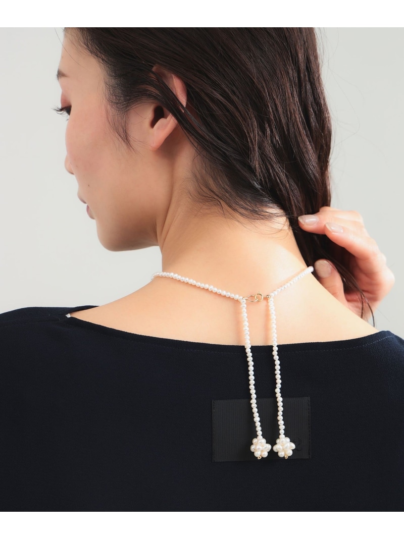jour couture / popper.03 ネックレス ビームスセレモニー2026 Demi-Luxe BEAMS デミルクス ビームス アクセサリー・腕時計 ネックレス ホワイト【送料無料】[ Fashion]