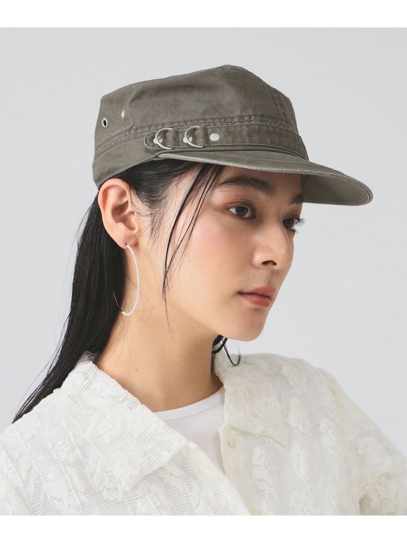 ポケット ワークキャップ Ray BEAMS ビームス ウイメン 帽子 キャップ ベージュ グリーン【送料無料】[ Fashion]