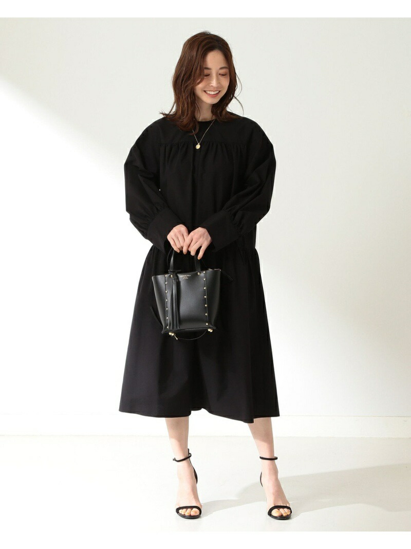 上等な Demi Luxe Beams Fashion ブラック 送料無料 Rakuten 長袖ワンピース ワンピース ビームス デミルクス Beams Demi Luxe ワンピース ティアード コットン Ch9634 Bronze Qa