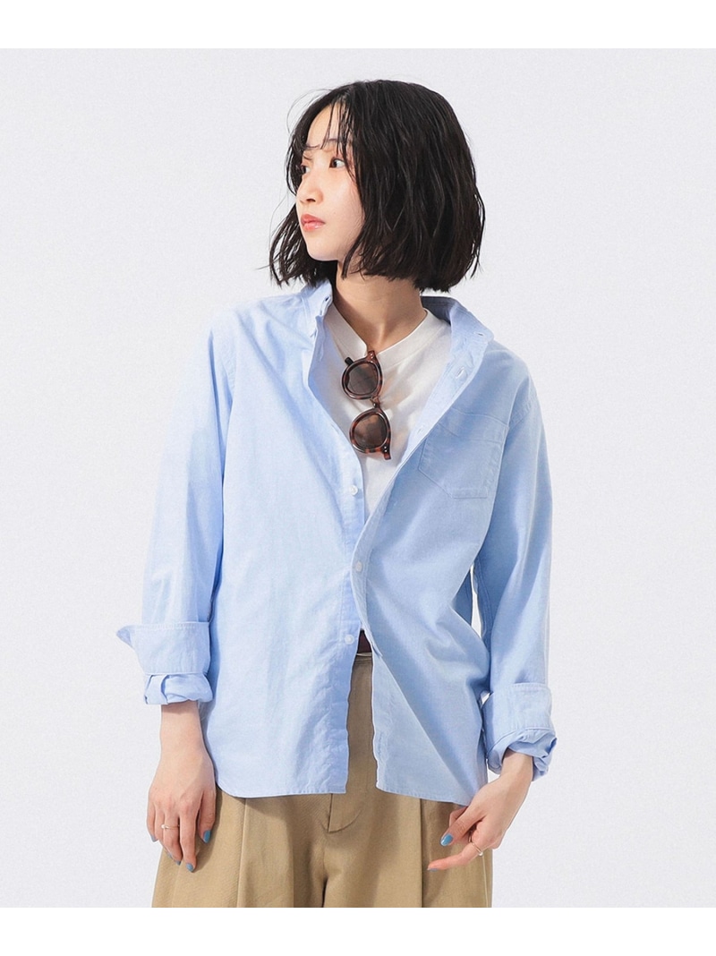 オックスフォード ボタンダウン シャツ BEAMS BOY ビームス ウイメン トップス シャツ・ブラウス ホワイト【送料無料】[ Fashion]
