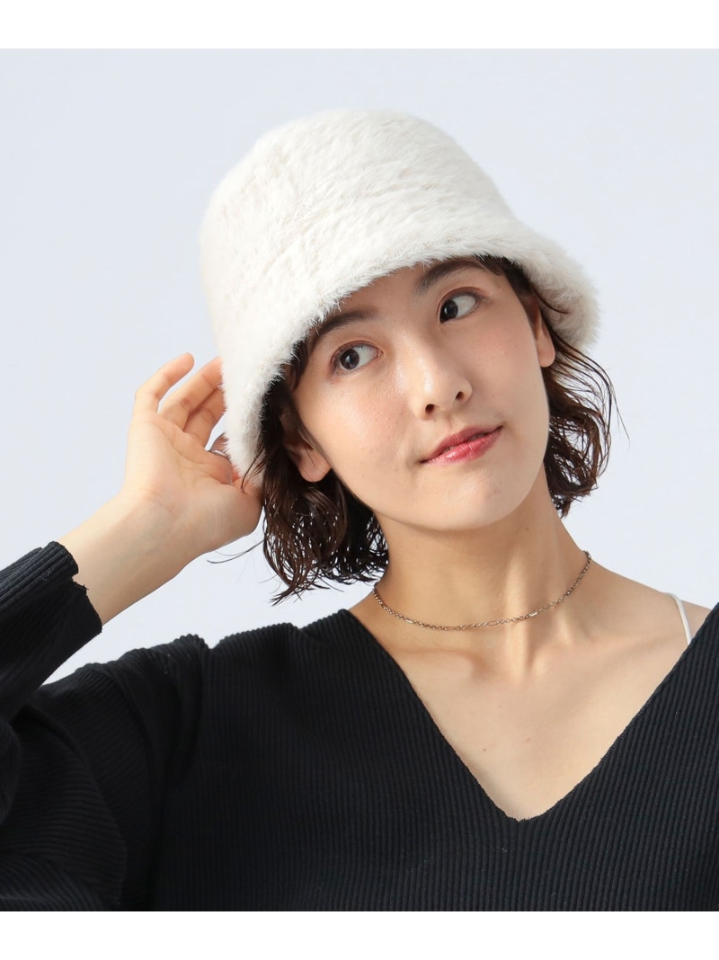 楽天市場】【SALE／40%OFF】フェイクファー バケットハット UNITED