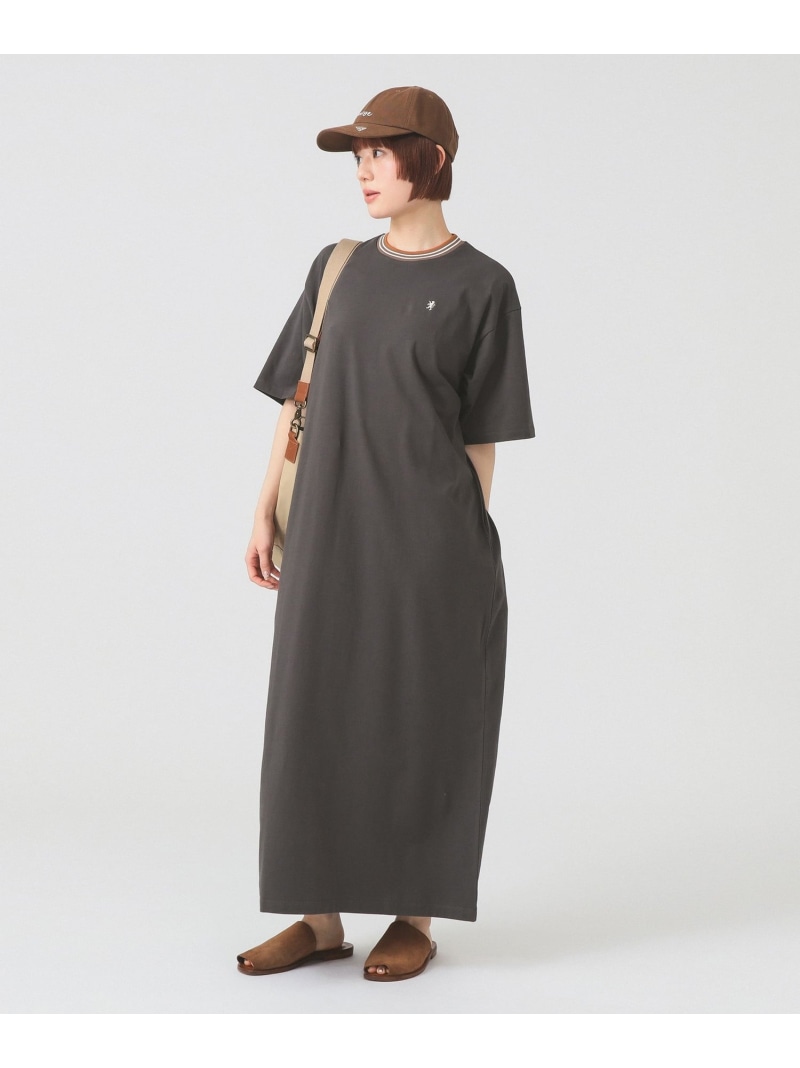 【別注】Gymphlex / クルーネック カットソー ワンピース Ray BEAMS ビームス ウイメン ワンピース・ドレス ワンピース グレー ネイビー【送料無料】[ Fashion] 7,654円