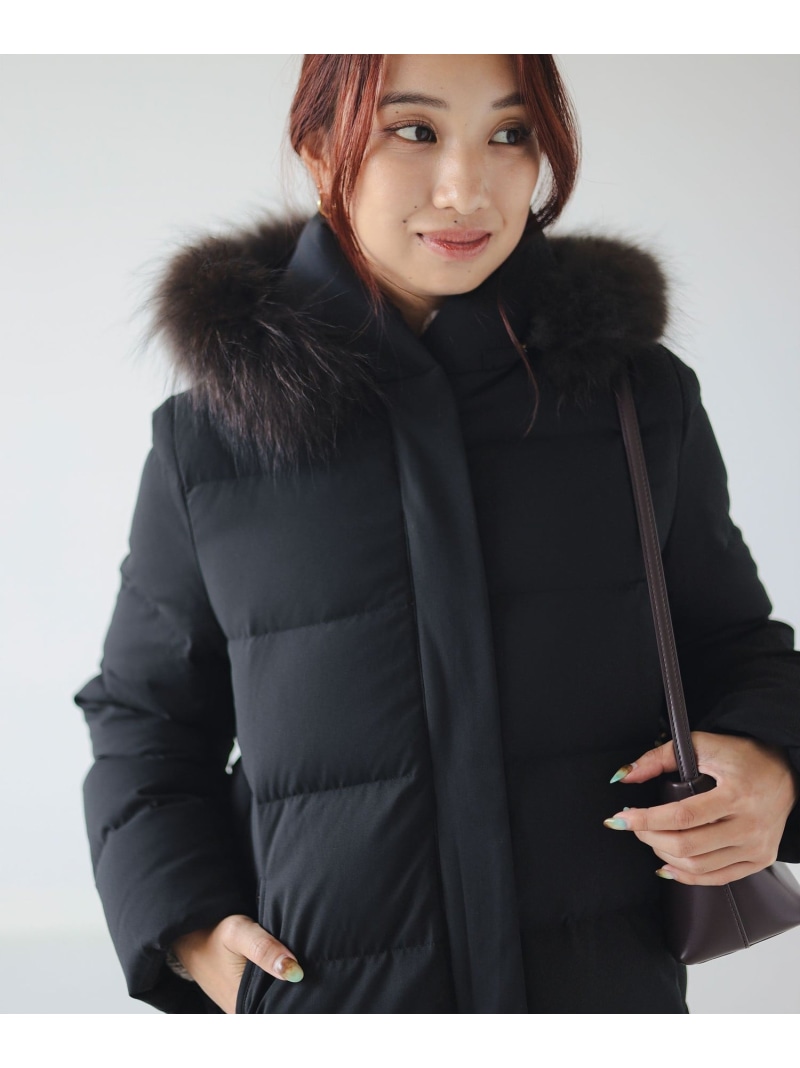 ビームスジャパン ブラック ドテラダウンジャケット サイズ4 新品同様