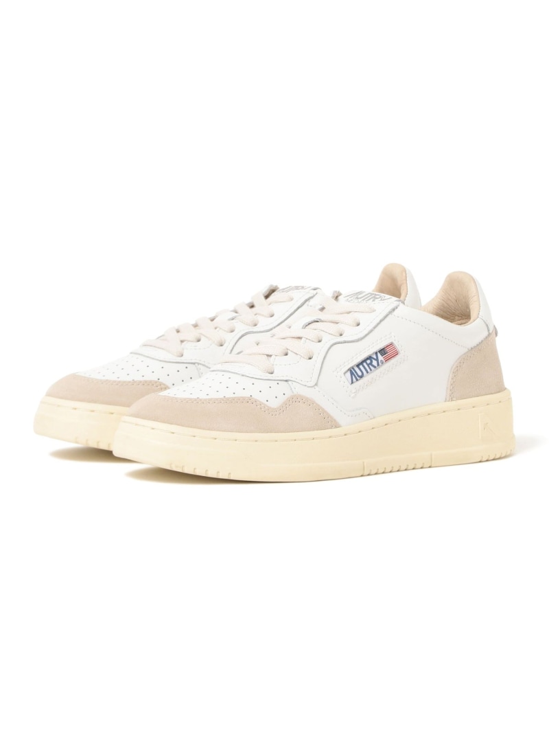 AUTRY / MEDALIST LOW レザー スエード スニーカー WHITE Demi-Luxe BEAMS デミルクス ビームス シューズ・靴 スニーカー ホワイト【送料無料】[ Fashion]