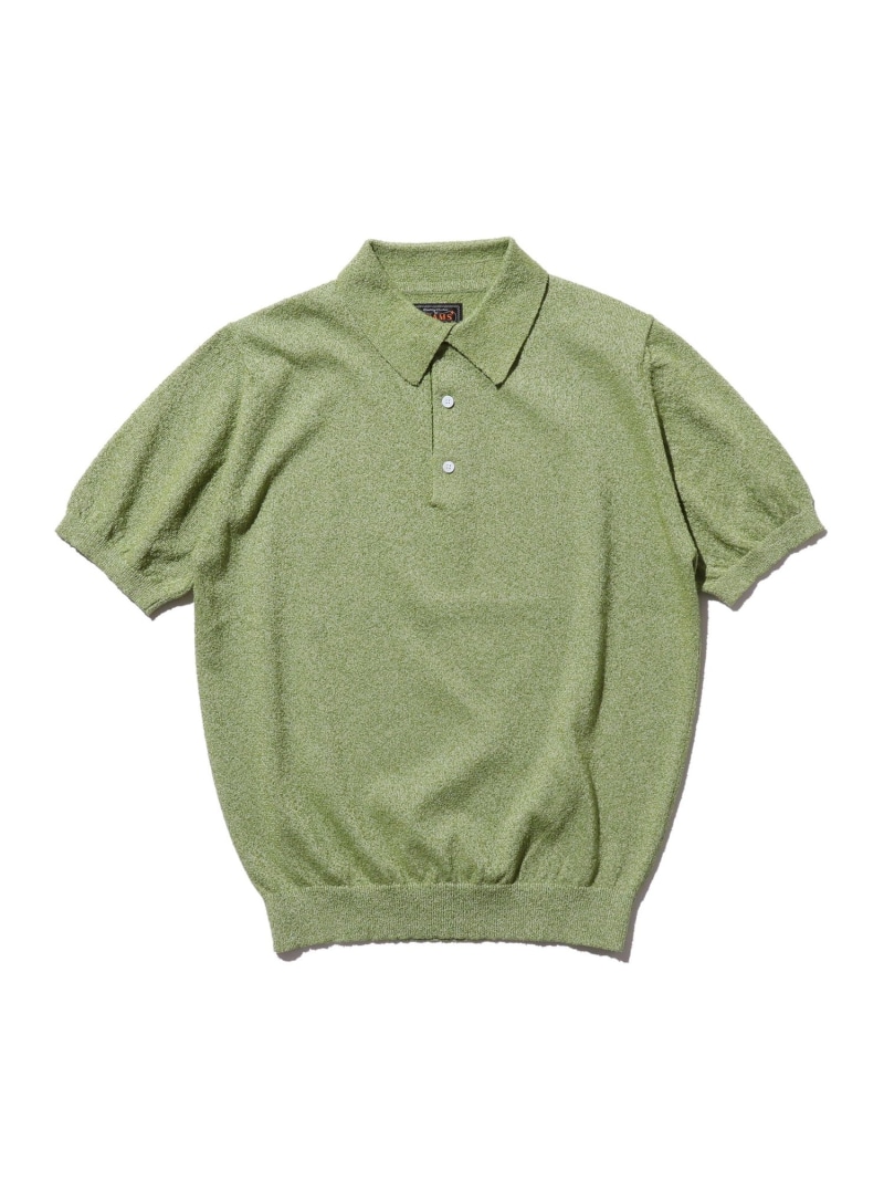 ブークレ ニット ポロシャツ BEAMS PLUS ビームス メン トップス ポロシャツ オレンジ グリーン ベージュ【送料無料】[ Fashion] 12,045円