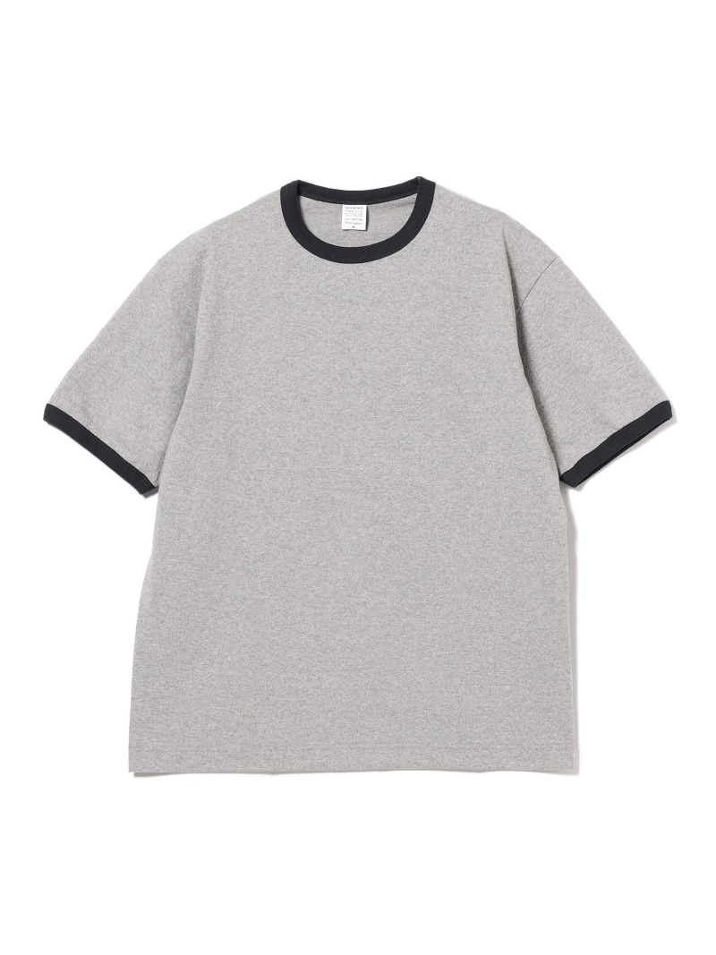 *A VONTADE / リンガーティーシャツ BEAMS F ビームス メン トップス カットソー・ティーシャツ ベージュ 白いこと 薄墨色【貨物輸送無料】[ Fashion]