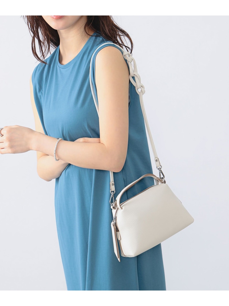 GIANNI CHIARINI / ALIFA レザーショルダーバッグ S Demi-Luxe BEAMS デミルクス ビームス バッグ トートバッグ ブラック グリーン ブルー【送料無料】[ Fashion]｜BEAMS／ビームス