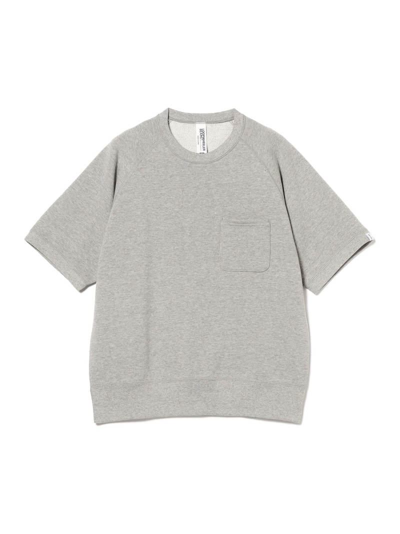 LOOPWHEELER / 別注 Extra Light Short Sleeve Sweat BEAMS PLUS ビームス メン トップス スウェット・トレーナー ネイビー グレー ブラック ホワイト【送料無料】[ Fashion]