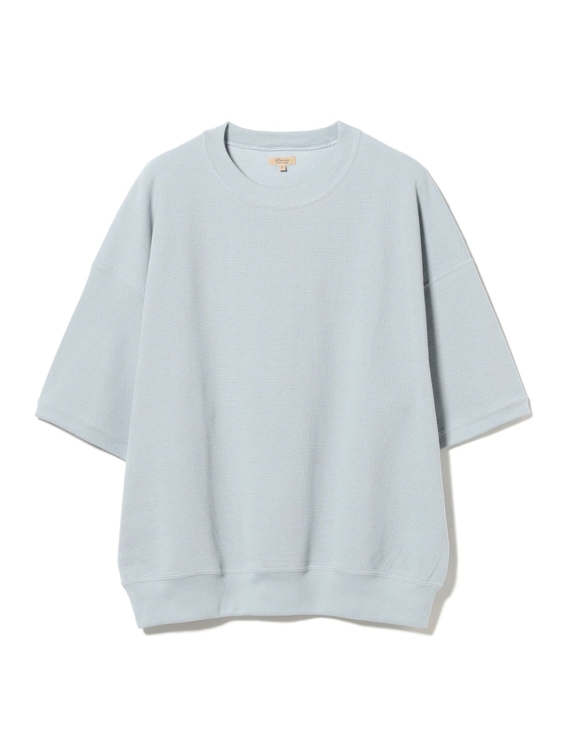 Sanca / Cotton Hemp Surf Knit Crew BEAMS BOY ビームス ウイメン トップス ベスト・ジレ ブルー【送料無料】[ Fashion]