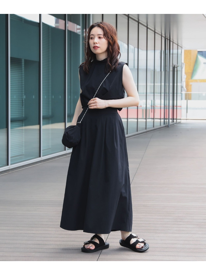 セットアップワンピース * バッグ(セットアイテム) BEAMS HEART WOMEN ビームス ハート ワンピース・ドレス ワンピース グリーン ベージュ ブラック ブルー ネイビー【送料無料】[ Fashion]