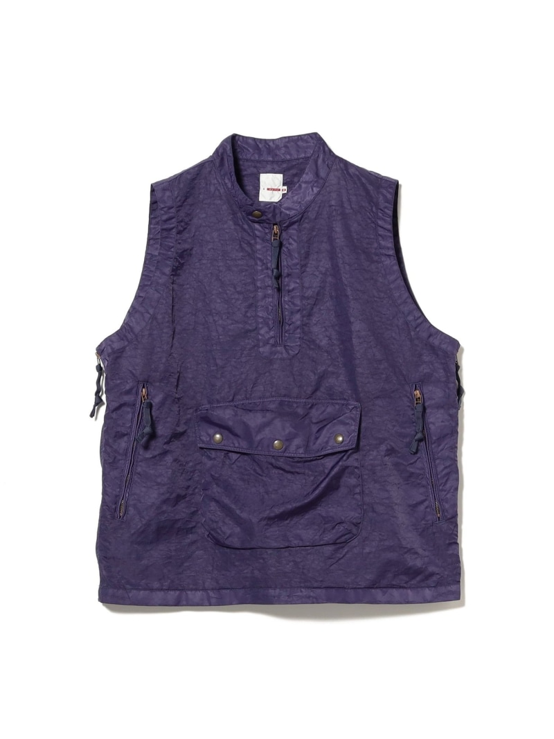 【SALE／30%OFF】【7/16新規値下げ】【別注】dip / Military Vest BEAMS PLUS ビームス メン トップス ベスト・ジレ ブラック パープル【RBA_E】【送料無料】[ Fashion]｜BEAMS／ビームス