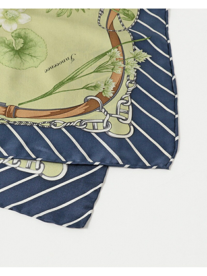 Manipuri フルール 絹地マフラ Demi Luxe Beams デミルクス ビームス 流行り物グッズ スカーフ バンダナ 米国海軍 貨物輸送無料 Rakuten Fashion 4kroyal Com