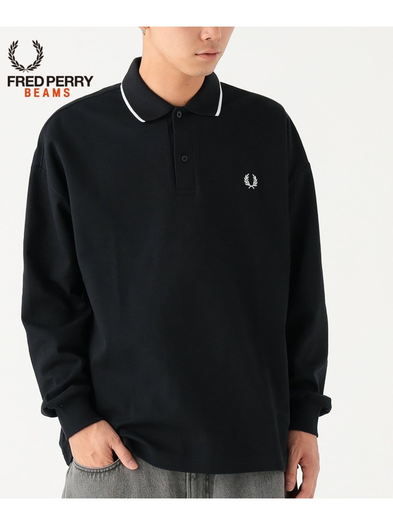 FRED PERRY × BEAMS / 別注 ピケ ロングスリーブ ポロシャツ FRED PERRY（フレッドペリー）の「FRED PERRY × BEAMS / 別注
