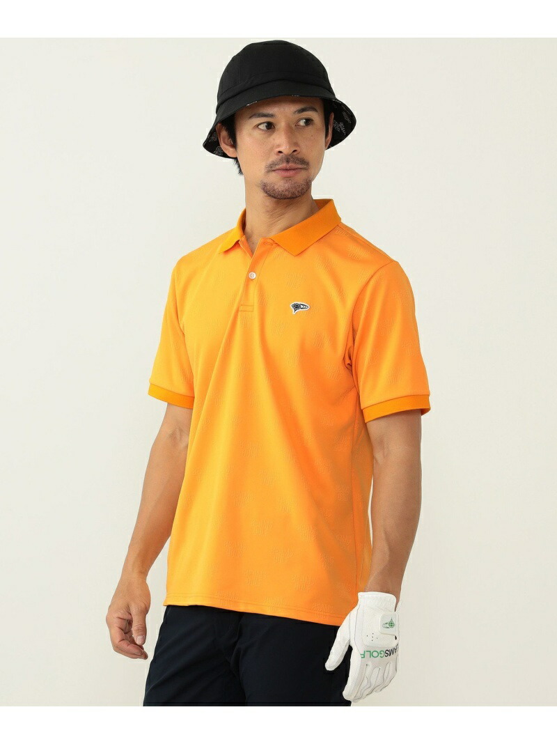 ランキングTOP5 MEN BEAMS GOLF ORANGE LABEL ジャカード ロゴ