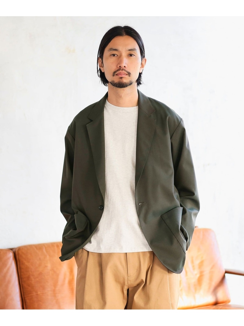 BEAMS ベージュ ジャケット L BEAMS F（ビームスF）【タイムセール】NEW EASY ALBINI コットン