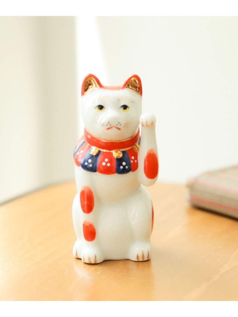 ビームスポップアップ　ケイタマルヤマ招き猫 陶器　瀬戸まねき猫　約２２センチ ケイタマルヤマ瀬戸まねき猫
