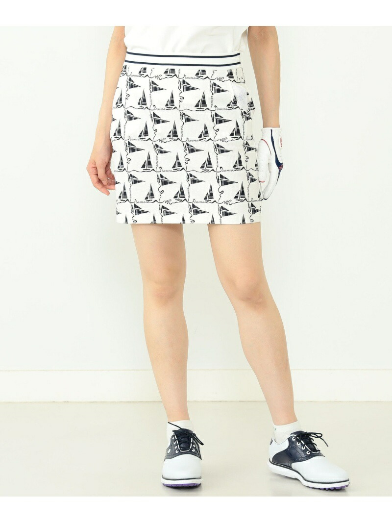 スカート BEAMS GOLF PURPLE LABEL   COMO プリント スカート