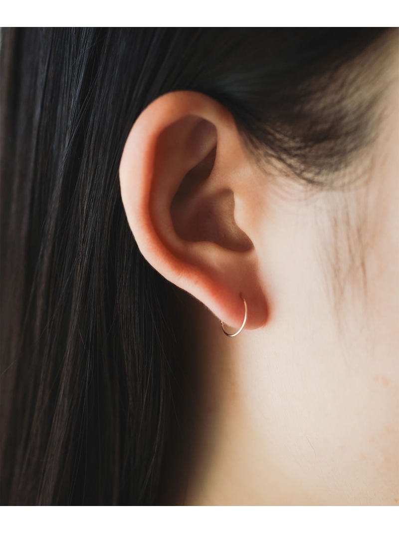 K18 フープピアス 10mm Ray BEAMS ビームス ウイメン アクセサリー・腕時計 ピアス ゴールド【送料無料】[ Fashion]