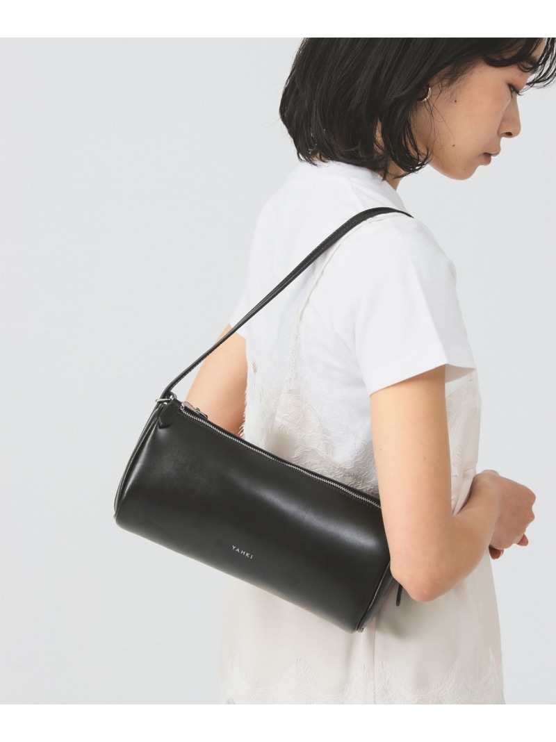 YAHKI / YH-788 SHOULDER BAG  26SS 本革 床革 流行り オール時分 通い 事務室 フォーマル はいり込む式 卒式 好いたらしいめ Ray BEAMS ビームス ウイメン 御徒面子 余分の物の御徒面子 黒いこと【貨物輸送無料】[ Fashion]