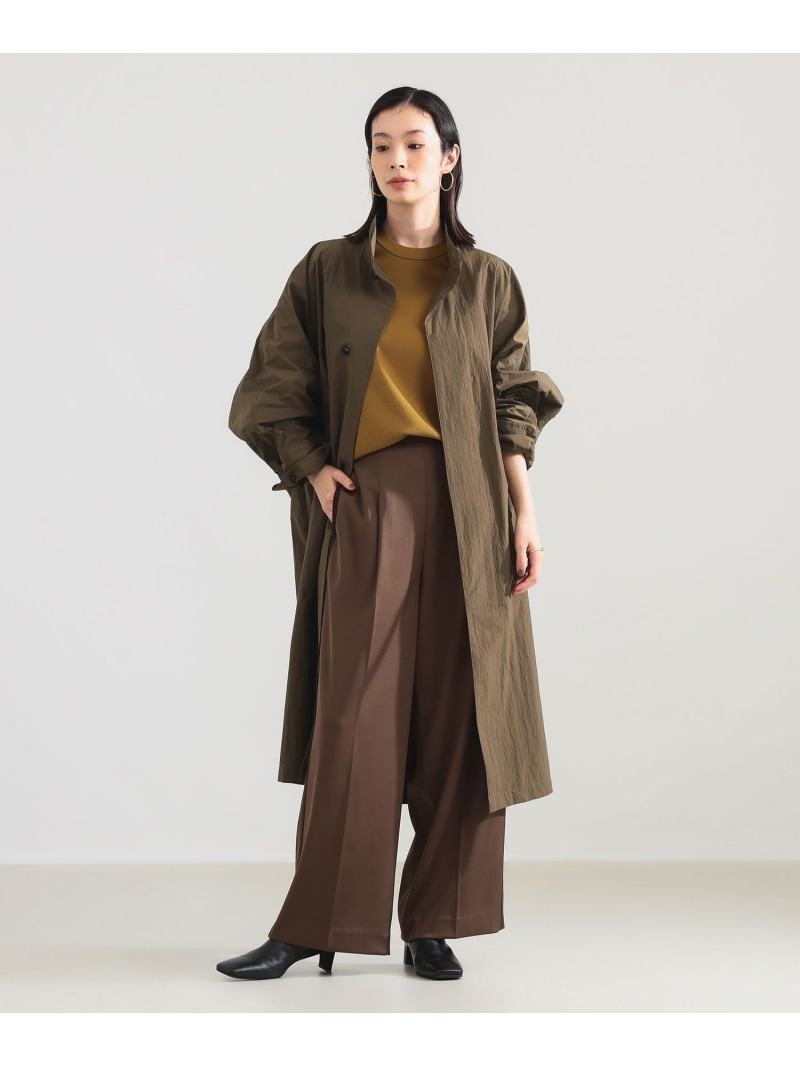 AK+1 / タスラン オーバーコート Demi-Luxe BEAMS デミルクス ビームス ジャケット・アウター その他のジャケット・アウター ブラック【先行予約】*【送料無料】[ Fashion]｜BEAMS／ビームス