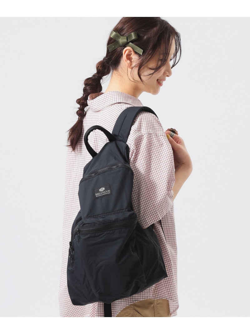 BAG'n'NOUN ブラックリュック BAG'n'NOUN 「BAG'n'NOUN」 リュック - ブラック レディース