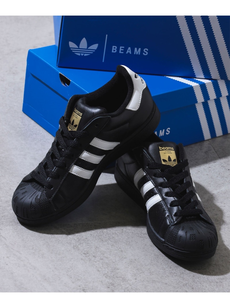 【別注】adidas / SUPERSTAR II BLACK BEAMS ビームス メン シューズ・靴 スニーカー ブラック【送料無料】[ Fashion]