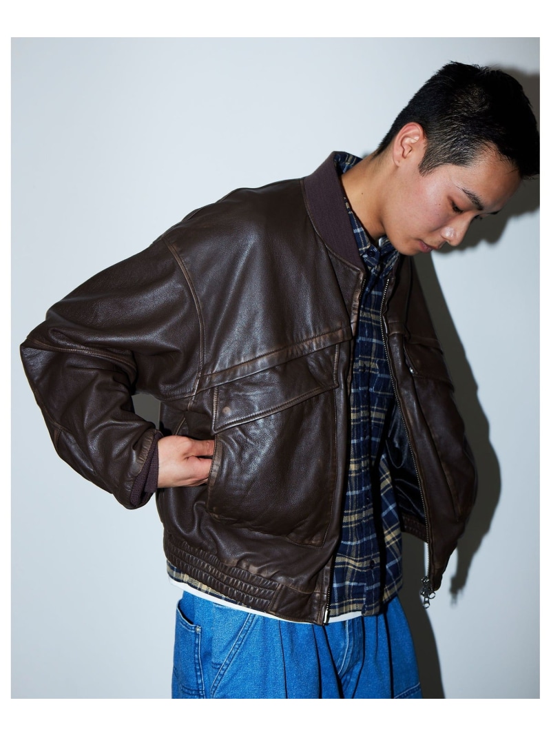 楽天市場】ambiance / Fake Leather Blouson B:MING by BEAMS