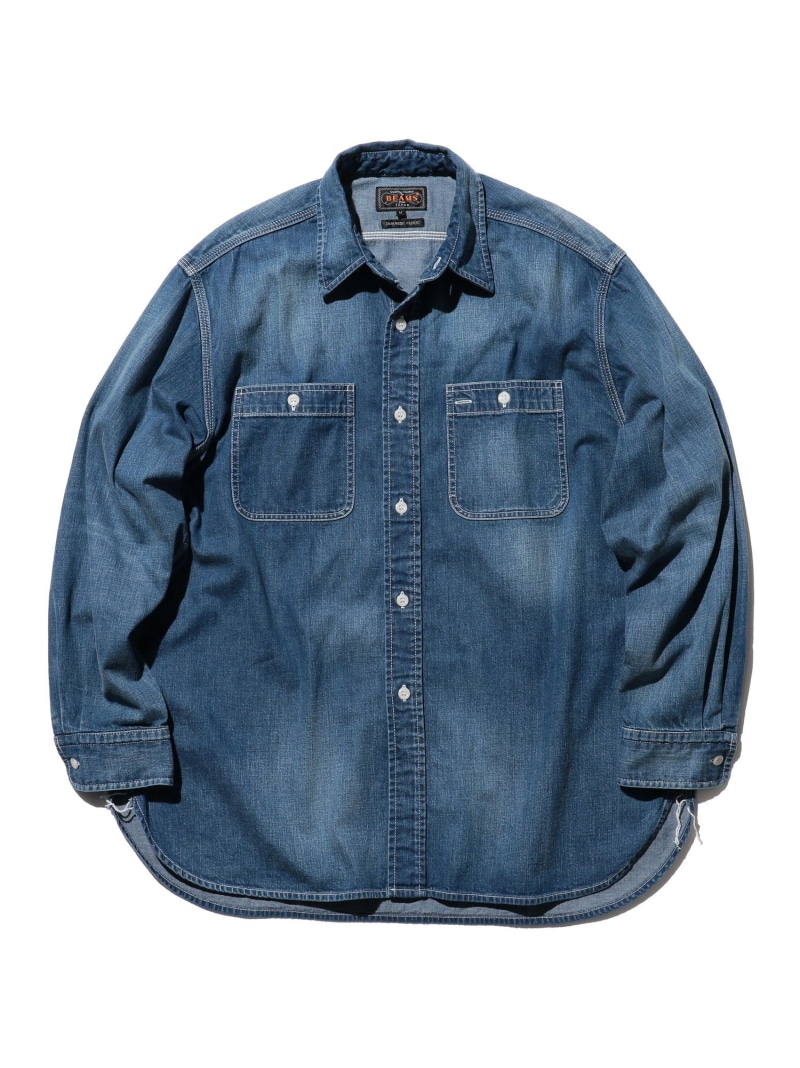 BEAMS PLUS / デニム ワーク シャツ BEAMS PLUS ビームス メン トップス シャツ・ブラウス【送料無料】[ Fashion] 22,792円