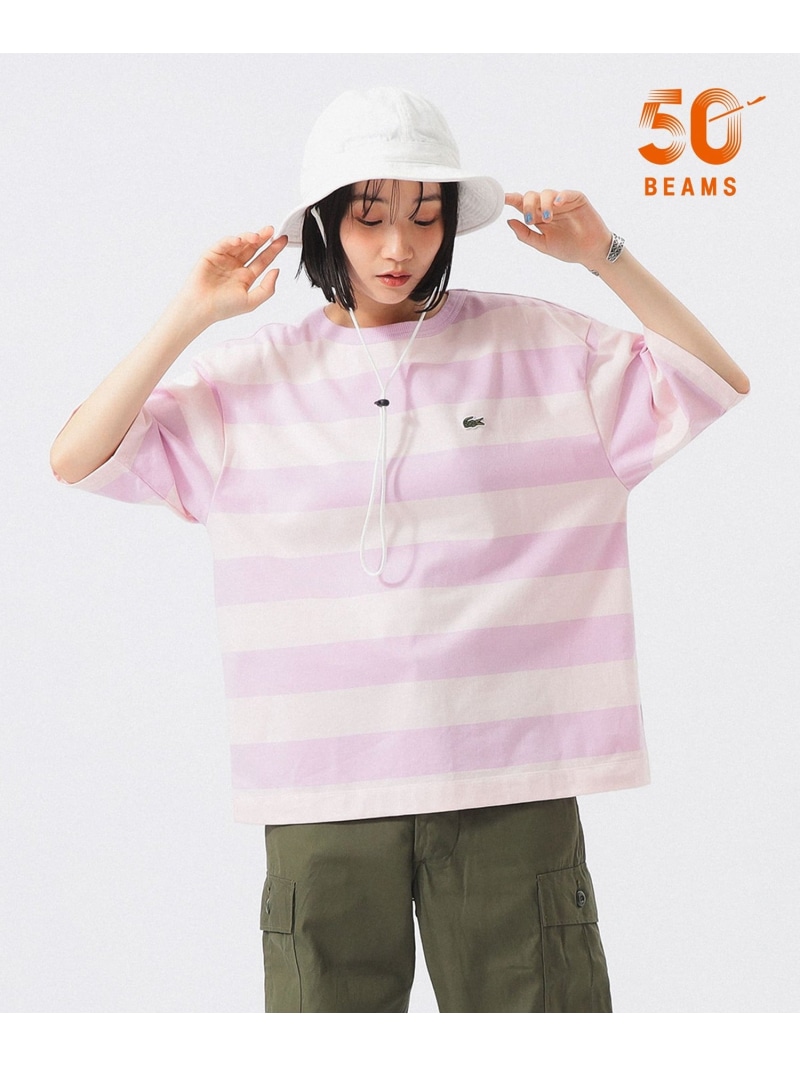 【別注】LACOSTE / 間借り人 ティーシャツ BEAMS BOY ビームス ウイメン トップス カットソー・ティーシャツ【貨物輸送無料】[ Fashion]