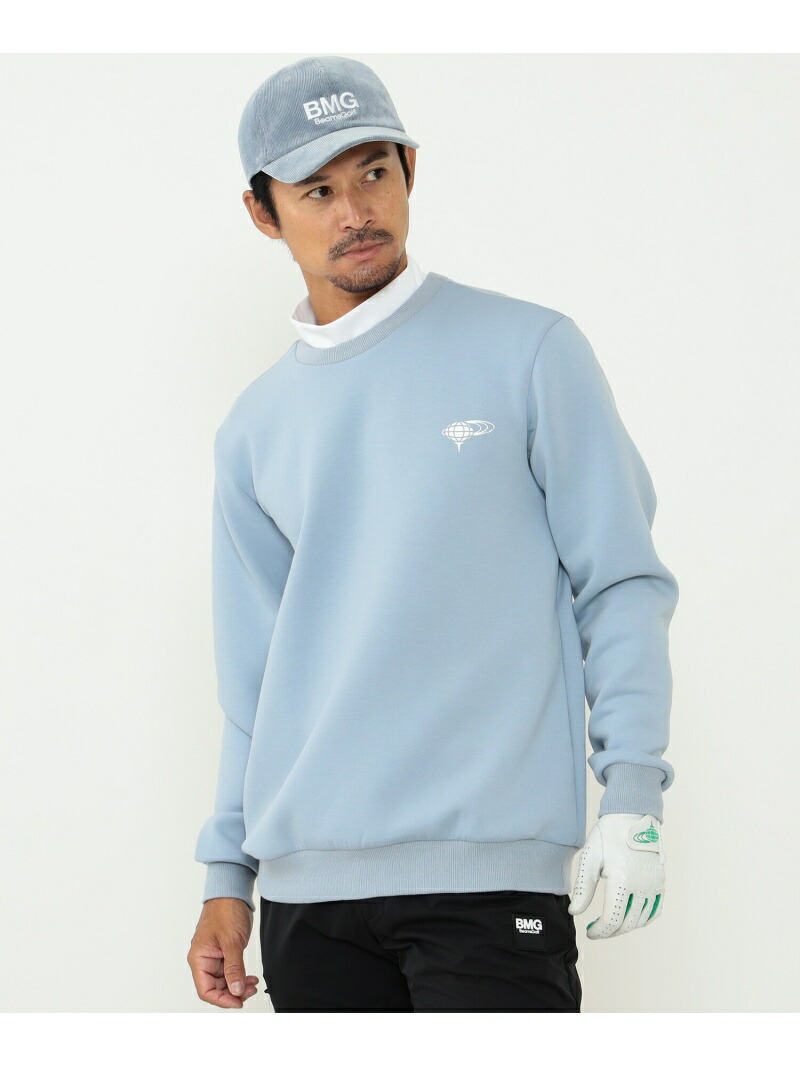 MEN BEAMS GOLF ORANGE LABEL ダンボールニット バックロゴ プルオーバー ビームス ゴルフ トップス スウェット トレーナー  ブルー ホワイト ブラック ピンク Rakuten Fashion 【期間限定お試し価格】