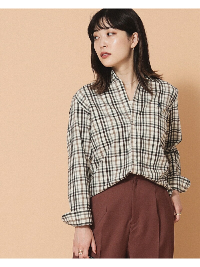 Gymphlex フランネル チェック ボタンダウン シャツ Ray Beams ビームス ウイメン シャツ ブラウス 長袖シャツ 送料無料 Rakuten Fashion Csg Com Py