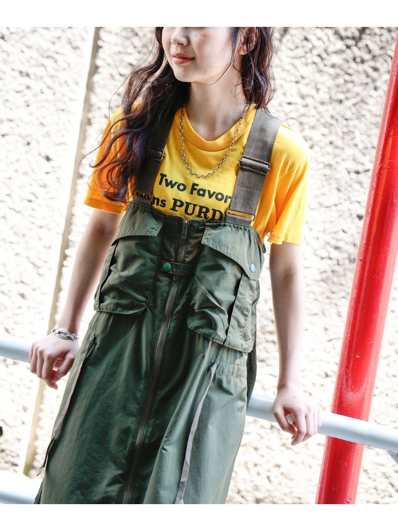 ナイロン フィッシング ベスト アレンジ ワンピース BEAMS BOY ビームス ウイメン ワンピース・ドレス ワンピース ブラック グリーン【送料無料】[ Fashion]