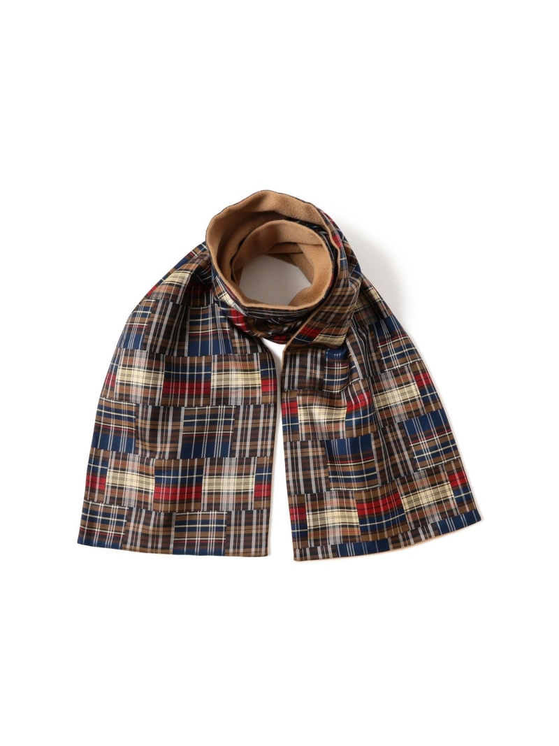 Silk Cashmere Reversible Stole BEAMS PLUS ビームス メン ファッション雑貨 マフラー・ストール・ネックウォーマー ブラウン ワインレッド ブルー【送料無料】[ Fashion]