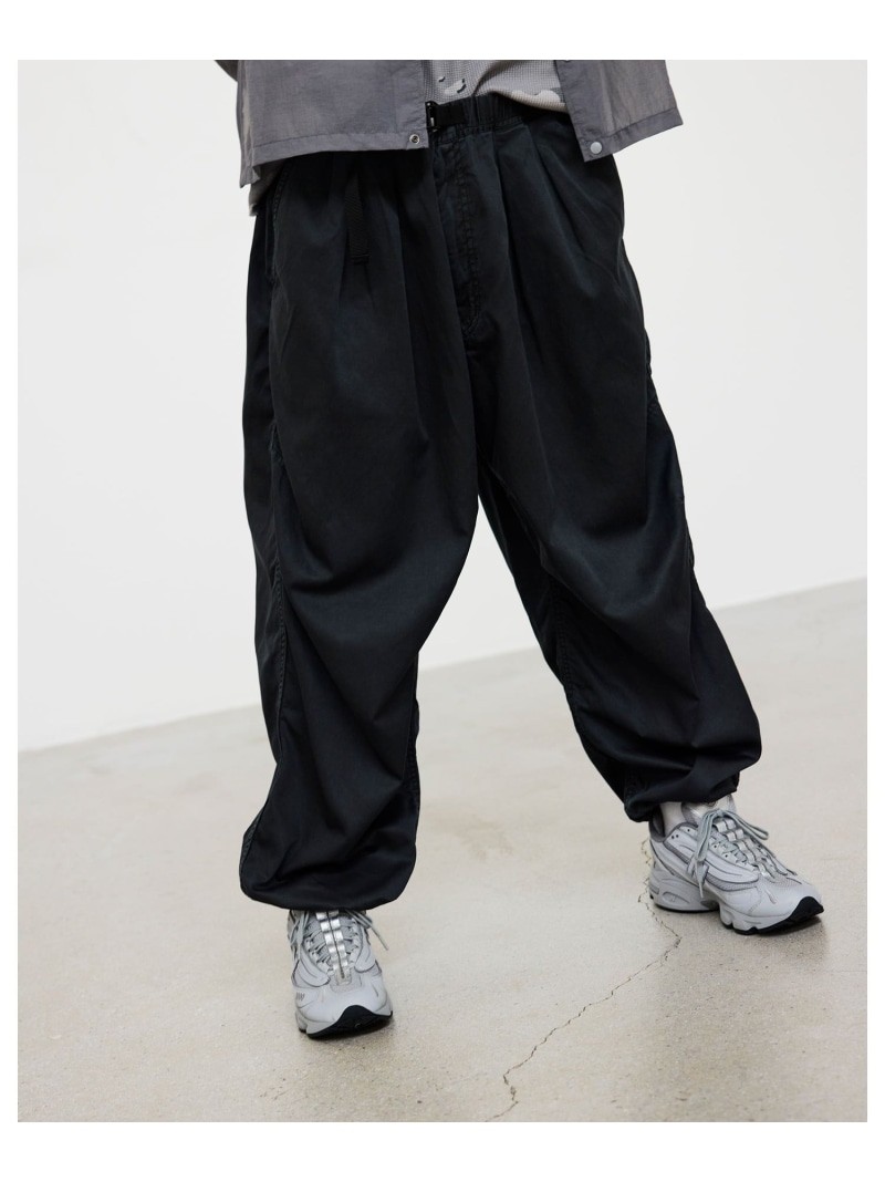 【SALE／40%OFF】BEAMS｜Fade Balloon Easy Pants｜メンズ ズボン下 イージーパンツ｜広々とした影ぼうし 2タック｜フェイド製作 ヴィンテージ感｜スラブツイル 挙げ句の果て感｜水洗いする能力のある｜春夏 BEAMS ビームス メン ズボン下 余分の物のズボン下 ブラジャー【RBA_E】【貨物輸送無料】[ Fashion]