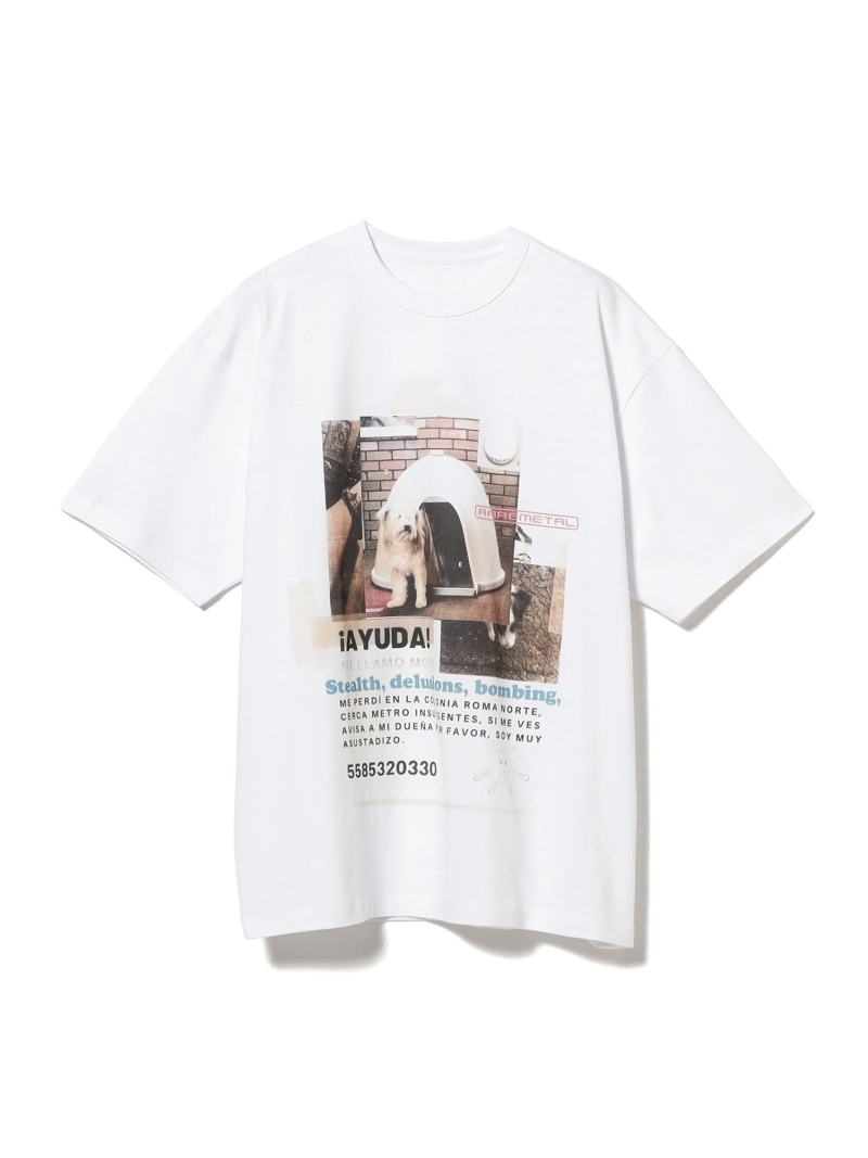 RAREMEATL * BEAMS T / SHORT-SLEEVE T-SHIRT WHITE BEAMS T ビームスT トップス カットソー・Tシャツ ホワイト【送料無料】[ Fashion]