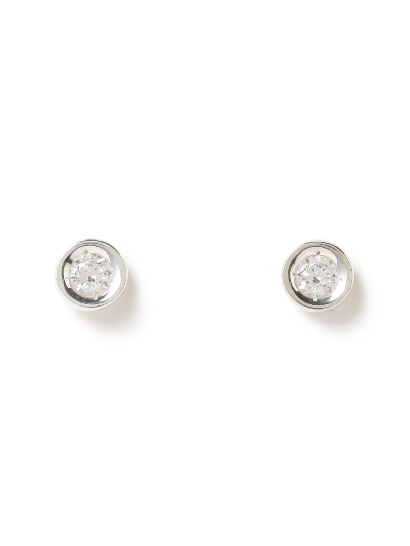 シルバー CZ ピアス Ray BEAMS ビームス ウイメン アクセサリー・腕時計 ピアス シルバー【送料無料】[ Fashion]