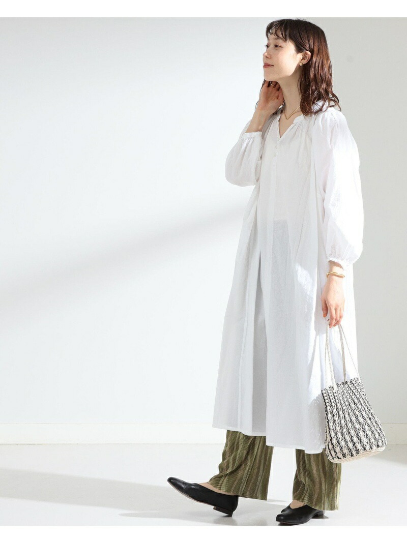 早割クーポン 楽天市場 Ray Beams ギャザー ボリューム ワンピース Ray Beams ビームス ウイメン ワンピース ロング ワンピース マキシワンピース ホワイト ブラック グリーン 送料無料 Rakuten Fashion Beams ビームス 全商品オープニング価格特別価格