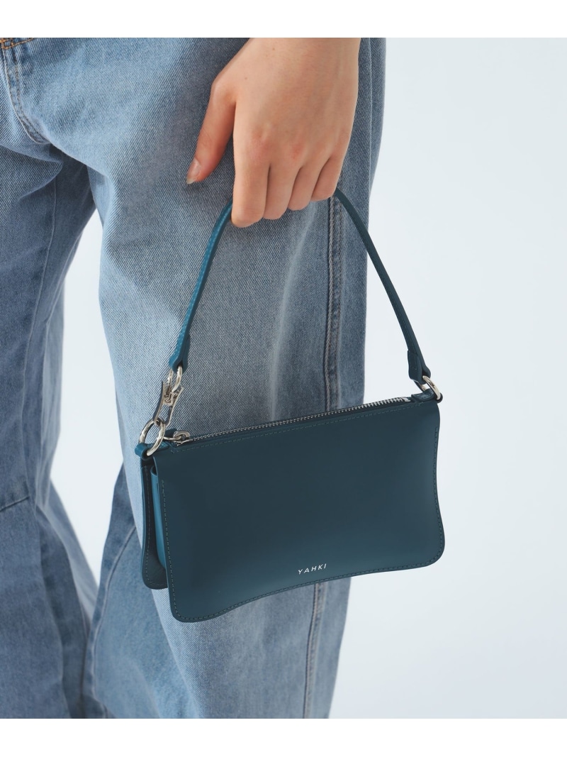 YAHKI / YH-812 HAND BAG Ray BEAMS ビームス ウイメン バッグ ハンドバッグ ブルー ブラック【送料無料】[ Fashion]｜BEAMS／ビームス