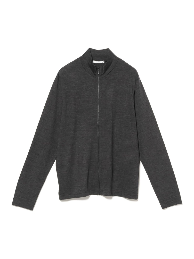 【別注】SLOANE / ウールテンジク フルジップ スタンドカラー ニット International Gallery BEAMS ビームス メン トップス カットソー・Tシャツ グレー ネイビー ブラック【送料無料】[ Fashion]