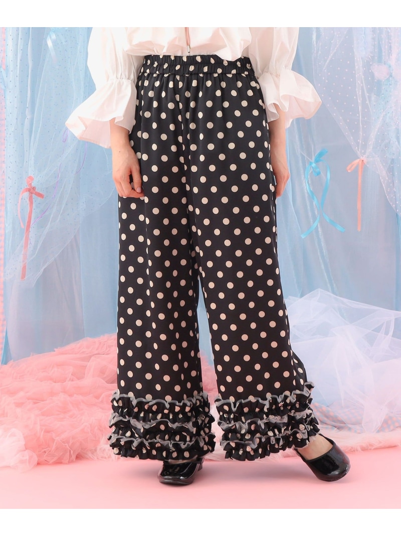 【SALE／30%OFF】【7/16新規値下げ】裾 フリル パンツ CAROLINA GLASER カロリナ グレイサー パンツ その他のパンツ【RBA_E】【送料無料】[ Fashion]｜BEAMS／ビームス
