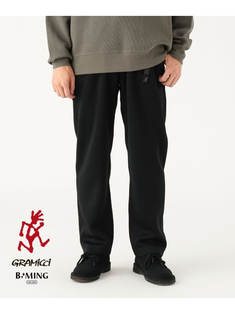 【SALE／30%OFF】【別注】Gramicci / ボンディング フリース パンツ B:MING by BEAMS ビーミング ライフストア バイ ビームス パンツ その他のパンツ グレー ブラック【RBA_E】【送料無料】[ Fashion]