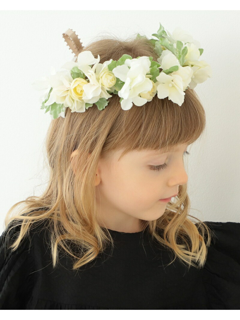 Lusikka フラワークラウン こども ビームス コドモ ビームス 帽子 ヘア小物 カチューシャ ヘアバンド ピンク 送料無料 Rakuten Fashion Umu Ac Ug