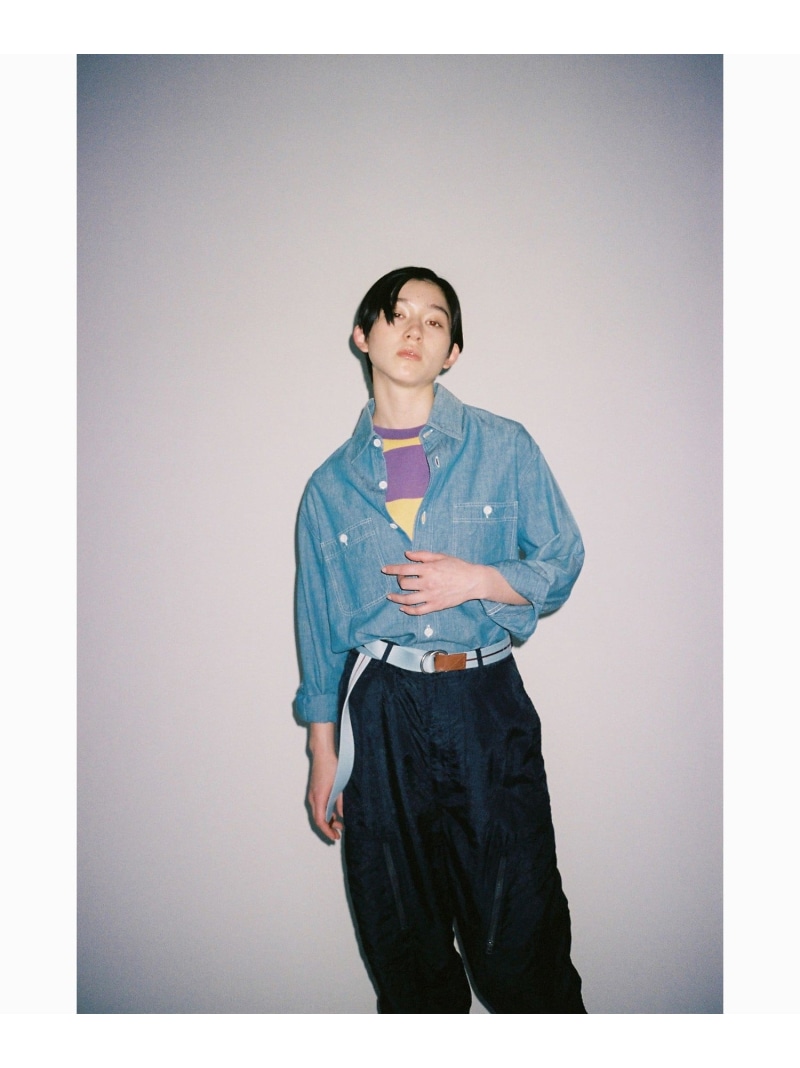 【別注】BUZZ RICKSON\u0027S / シャンブレー ロング衣袂 プルオーバー BEAMS BOY ビームス ウイメン トップス プルオーバー・トップ 青碧【貨物輸送無料】[ Fashion]