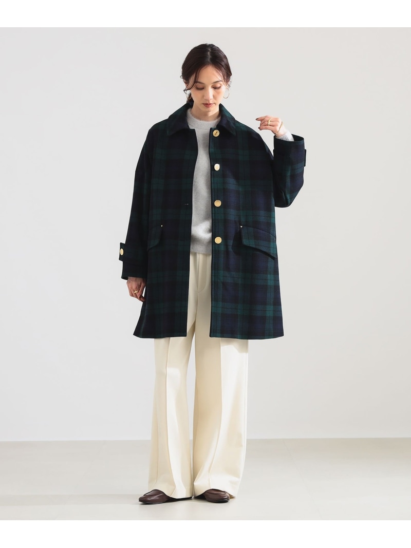 【7/26 9:59まで ＋10％ポイントバック中】＜予約受付中＞MACKINTOSH / NEW HUMBIE ブラックウォッチ コート Demi-Luxe BEAMS デミルクス ビームス ジャケット・アウター その他のジャケット・アウター ブラック【先行予約】*【送料無料】[ Fashion]｜BEAMS／ビームス 104,060円